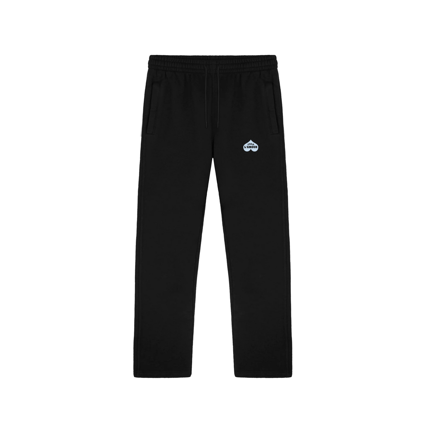 BLACK HEAVY SWEATPANTS