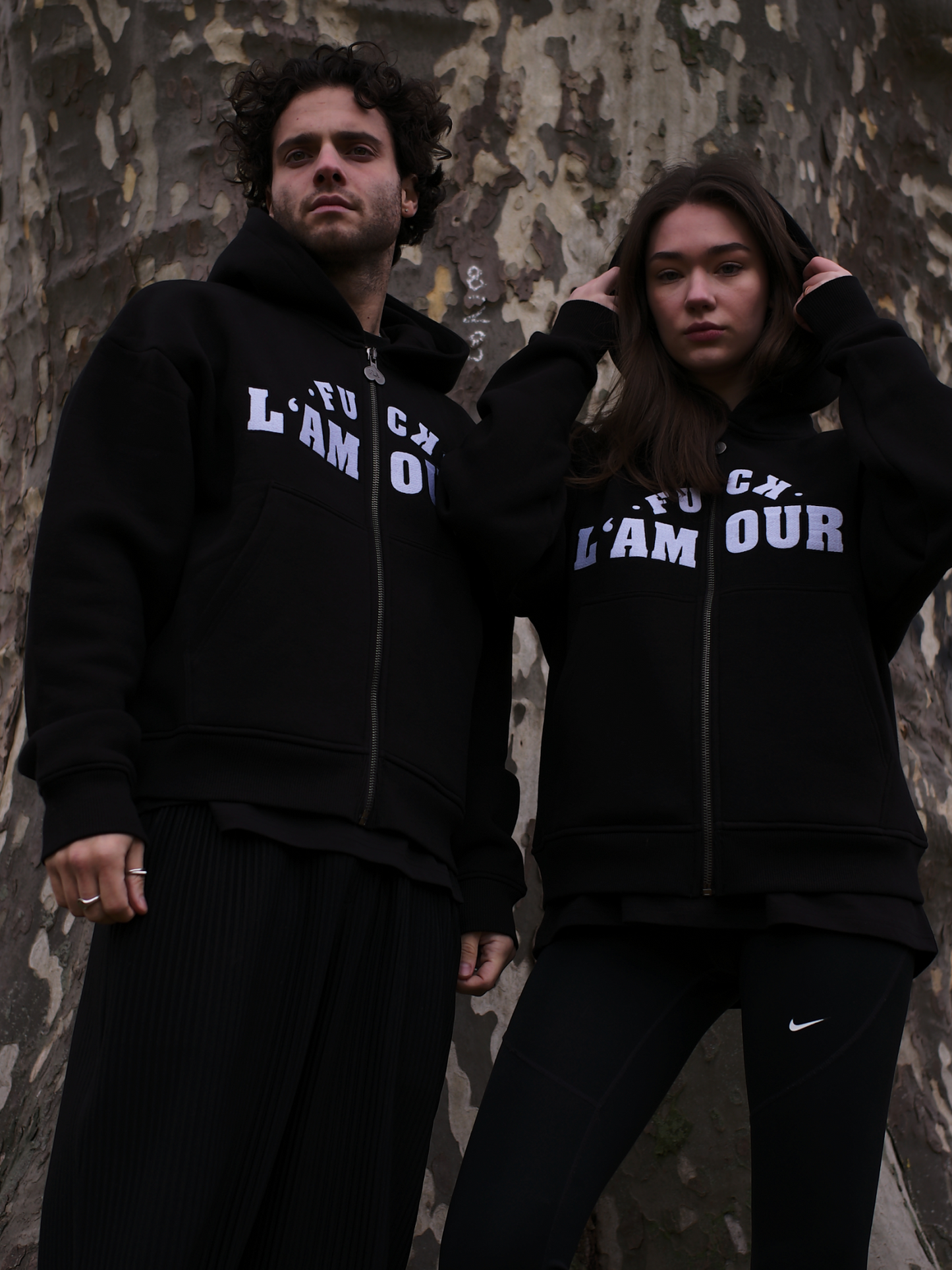 FLA Black Heavy Zipper