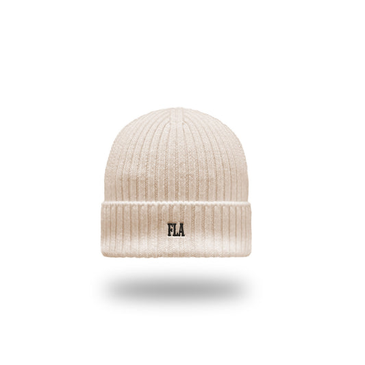 CREAM BEANIE