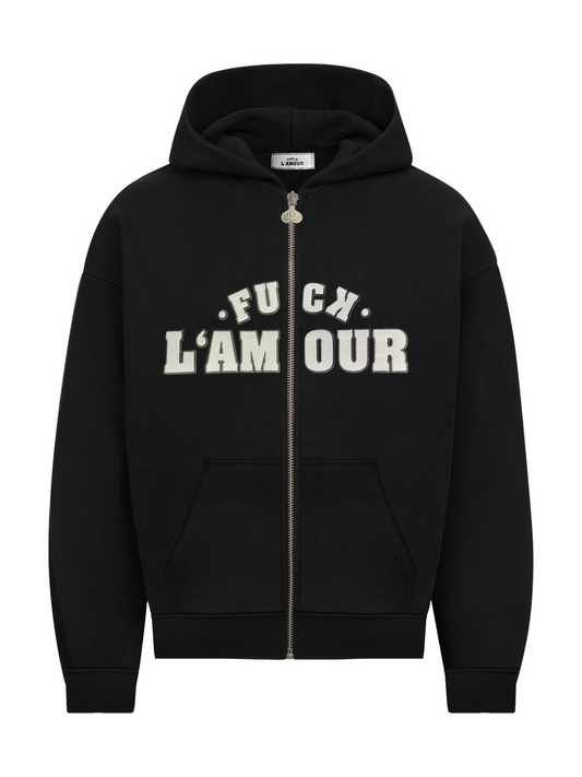 FLA Black Heavy Zipper